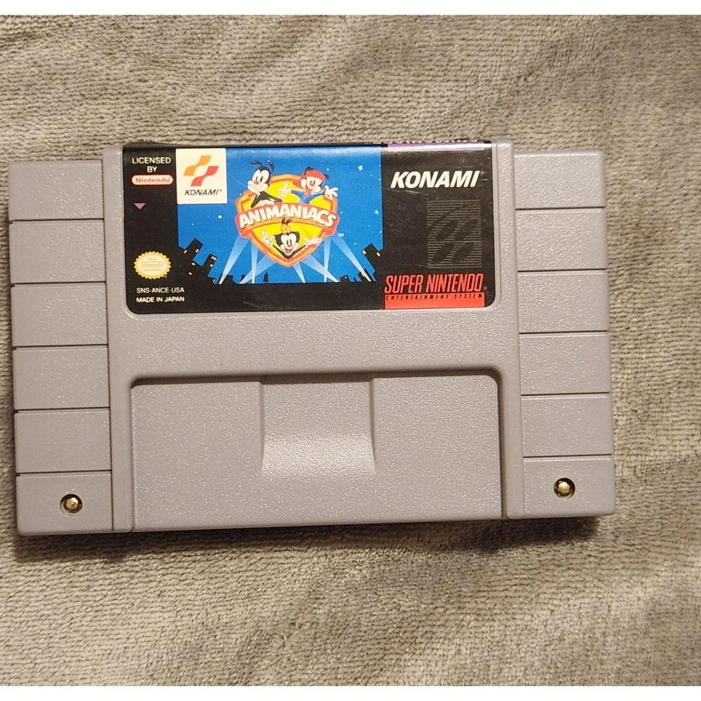 Animaniacs SUPER NINTENDO SNES Game